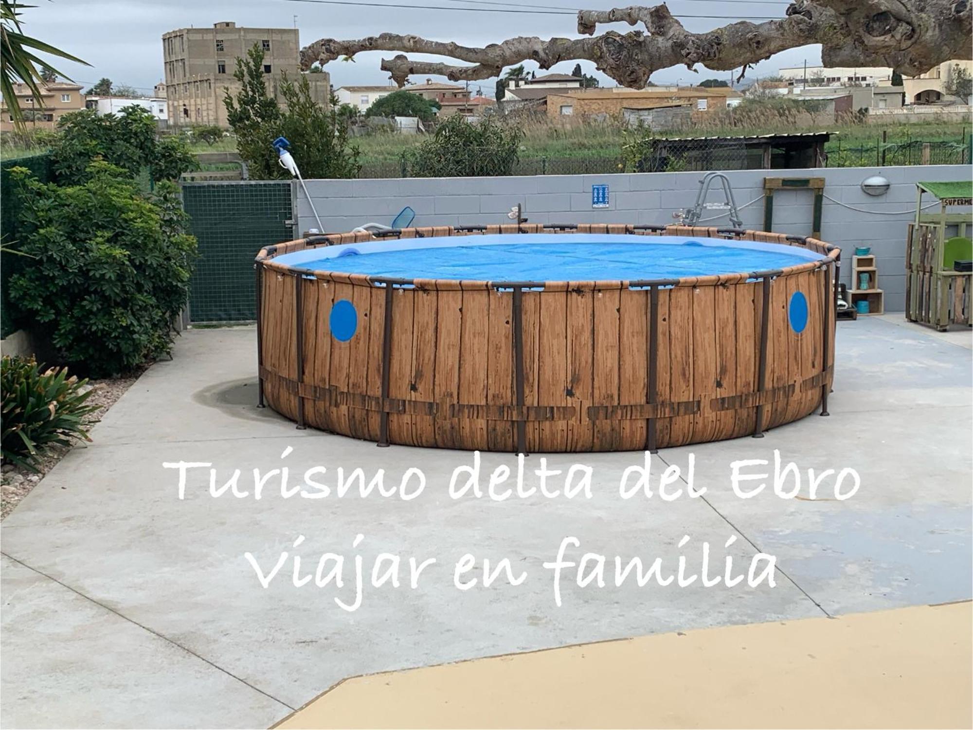 Casa Enric , Con Zona Infantil, Piscina Y Parking Privado Guest House Deltebre Eksteriør bilde